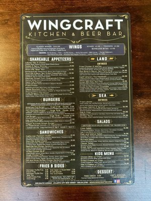 Menu photo 4 Wingcraft Kitchen & Beer Bar Atlantic City, NJ Menu photo 4 Wingcraft Kitchen & Beer Bar Atlantic City, NJ