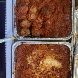 Spinelli's Function Facility - Meatballs and eggplant Parmesan