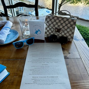The Lazy Goat - Menu with Happy Birthday card - Mediterranean Near Me - Greenville, South Carolina
