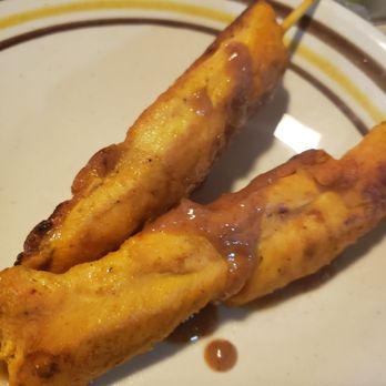 Taste of Thai - Chicken satay with peanut sauce. - Thai Near Me - Hoffman Estates, Illinois