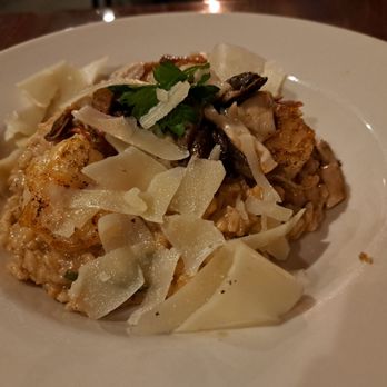 The Chef's Table - Wild Mushroom Risotto with Prawns - New American Near Me - Rocklin, California