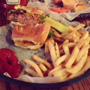 Mac & Joe's - Big, juicy bacon cheeseburger and fries aplenty! - American Near Me - Oxford, Ohio Mac & Joe's - Big, juicy bacon cheeseburger and fries aplenty! - American Near Me - Oxford, Ohio