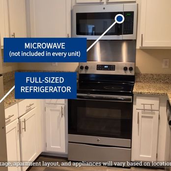 Collegiate Housing Services - Full-sized refrigerator along with stovetop and oven are included. Microwaves and dishwashers are not available in every unit. - University Housing Near Me - Indianapolis, Indiana Collegiate Housing Services - Full-sized refrigerator along with stovetop and oven are included. Microwaves and dishwashers are not available in every unit. - University Housing Near Me - Indianapolis, Indiana