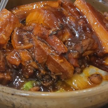 Golden Wonton King - Braised pork belly with dry mustard greens. - Cantonese Near Me - Flushing, New York