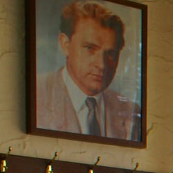 The Colliers and Riverside Restaurant - Richard Burton, actor born in the village (picture on wall of The Colliers)