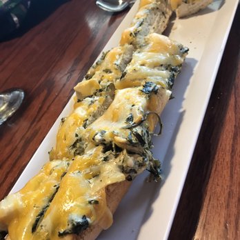 Rathbun Lakeshore Grille - Spinach & Artichoke Dip more like a pull-apart bread (she had to explain this) came out room temp & should have been cooked a few min longer - Cajun/Creole Near Me - Moravia, Iowa Rathbun Lakeshore Grille - Spinach & Artichoke Dip more like a pull-apart bread (she had to explain this) came out room temp & should have been cooked a few min longer - Cajun/Creole Near Me - Moravia, Iowa