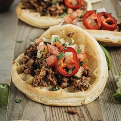 Biscuits N Brunch - Waffle taco