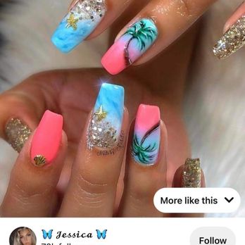 Craze Nails & Spa - This is the design shown in my message, requesting how much they would charge me to do this exact design where they lied - Nail Salons Near Me - Lake Mary, Florida Craze Nails & Spa - This is the design shown in my message, requesting how much they would charge me to do this exact design where they lied - Nail Salons Near Me - Lake Mary, Florida