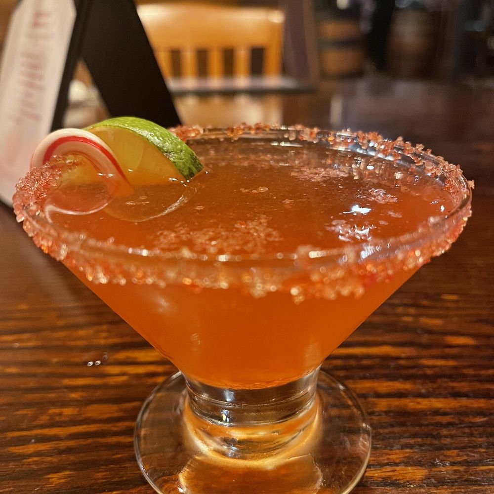 Bricks & Barrels - Seasonal Cocktail--Mrs. Claus-mopolitan - Seafood Near Me - Charleston, West Virginia