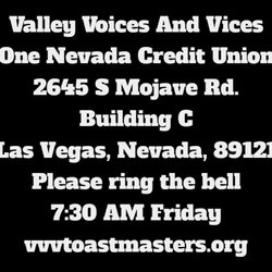 Valley Voices & Vices Toastmasters