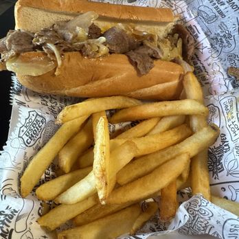 Charleys Cheesesteaks - Original with French fries - Fast Food Near Me - Las Vegas, Nevada