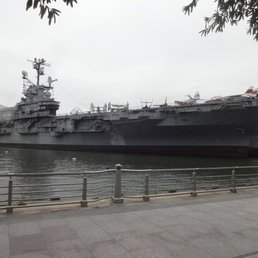 The U.S.S. Intrepid in NYC