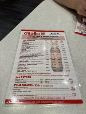 Menu photo 1 Dilallo Montreal, QC