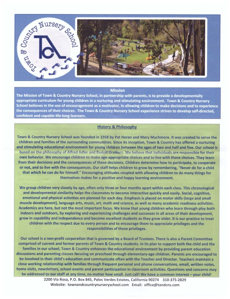 TOWN & COUNTRY NURSERY SCHOOL Updated September 2024 11 Reviews