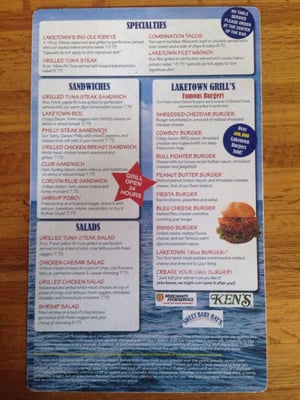 Menu photo 8 Laketown Grill Kenner, LA Menu photo 8 Laketown Grill Kenner, LA