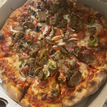 Fratelli Pizzeria - Meat lovers pizza - Pizza Near Me - Wethersfield, Connecticut
