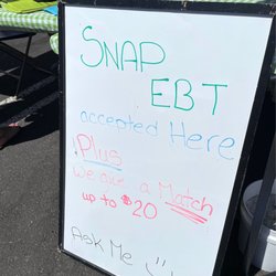 Cedar Mill Farmer's Market - Snap EBT accepted, and double up market bucks program.