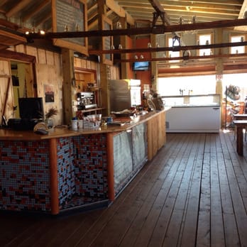 Bistro On Bennett - Interior facing bar and ice cream display - Cafes Near Me - Carcross, Yukon