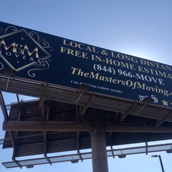 M & M Movers - Our new billboard in Manteca, CA hwy 120 - Movers Near Me - Manteca, California