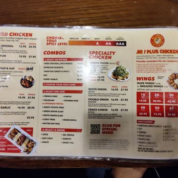 No.1 Plus Chicken - Menu - Korean Near Me - Dallas, Texas