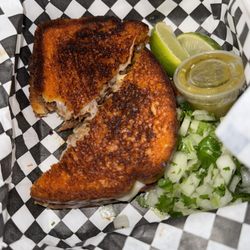 Taqueria Moctezuma - Birria Grilled Cheese
