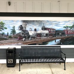 Mural outside.