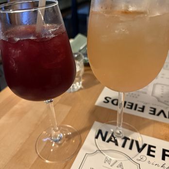 Native Fields - Sangria and Lychee Fizz - New American Near Me - Walnut, California