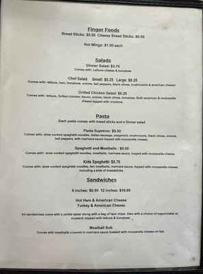Menu photo 2 Pizza Barn Paris, AR