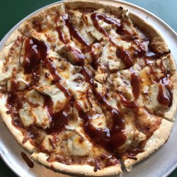 Dexter Pizza Company - Homemade thin crust, favorite pizza hands down! The Honey BBQ Wing pizza is delicious!