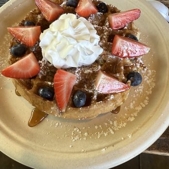 Rendez-Vous Cafe - New Belgian Mixed Berries Waffles - Cafes Near Me - Chino Hills, California Rendez-Vous Cafe - New Belgian Mixed Berries Waffles - Cafes Near Me - Chino Hills, California