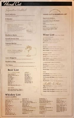 Menu photo 7 Hand Cut Nashville Nashville, TN