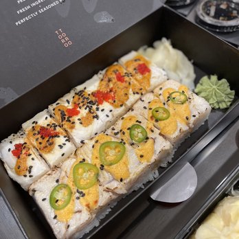 Toro Toro - Aburi Syake Oshi and Aburi Butterfish Oshi - Japanese Near Me - Concord, Ontario