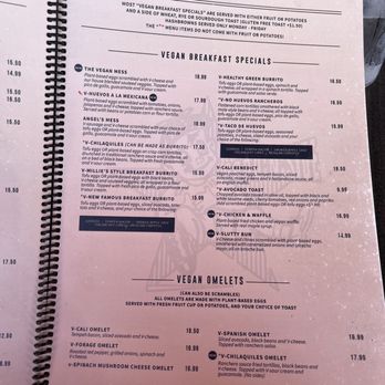 Millie's Cafe - Pasadena - Vegan menu - Breakfast & Brunch Near Me - Pasadena, California