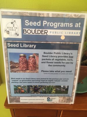 Menu photo 1 Seeds Library Cafe Boulder, CO
