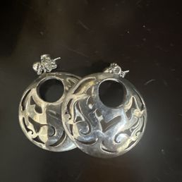 Remade these to pierced from clip on and polished