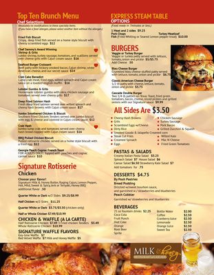 Menu photo 8 Milk and Honey Restaurant at Cascade Atlanta, GA