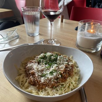 Cookbook - Linguini with bolognese - also winner - New American Near Me - Ketchum, Idaho