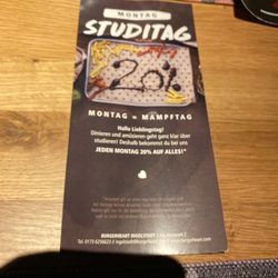 Burgerheart - Studitag Special