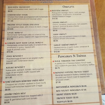 Countryside Cafe - Breakfast menu - Breakfast & Brunch Near Me - Waianae, Hawaii Countryside Cafe - Breakfast menu - Breakfast & Brunch Near Me - Waianae, Hawaii
