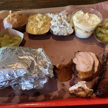 Terry Black's Barbecue - A tray of yuminess - Barbeque Near Me - Austin, Texas Terry Black's Barbecue - A tray of yuminess - Barbeque Near Me - Austin, Texas