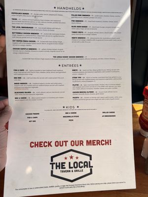 Menu photo 1 The Local Tavern & Grill Sandwich, MA