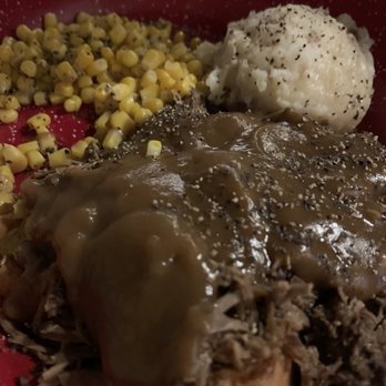 Crystal Palace Saloon - Open face roast sand which with corn and mashed potatoes - Bars Near Me - Tombstone, Arizona Crystal Palace Saloon - Open face roast sand which with corn and mashed potatoes - Bars Near Me - Tombstone, Arizona