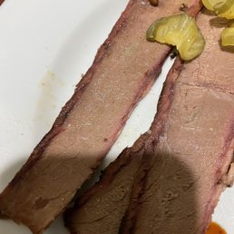 The brisket at Ringos!  18.99 a pound!