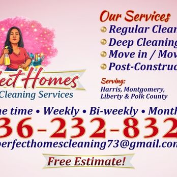 Perfect Homes Cleaning Services - My business. Logo - Home Cleaning Near Me - Cleveland, Texas Perfect Homes Cleaning Services - My business. Logo - Home Cleaning Near Me - Cleveland, Texas