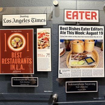 Nok’s Kitchen - They made it on Eater LA + LA Times back in 2023 and 2024! - Laotian Near Me - Westminster, California