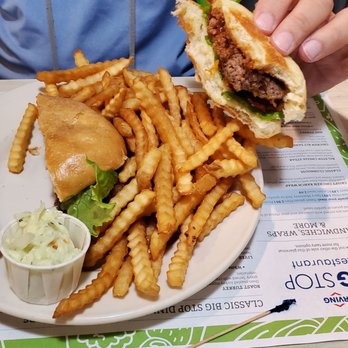 Enfield Big Stop Restaurant - Whiskey burger - American Near Me - Enfield, Nova Scotia Enfield Big Stop Restaurant - Whiskey burger - American Near Me - Enfield, Nova Scotia