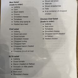 Rayr Market - Menu