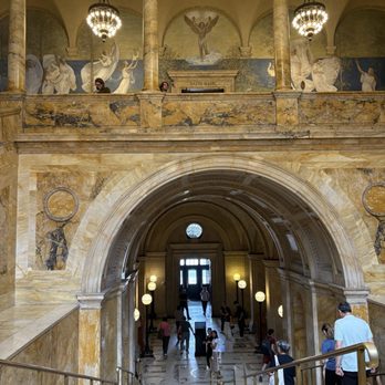 Boston Public Library - Stairway - Libraries Near Me - Boston, Massachusetts