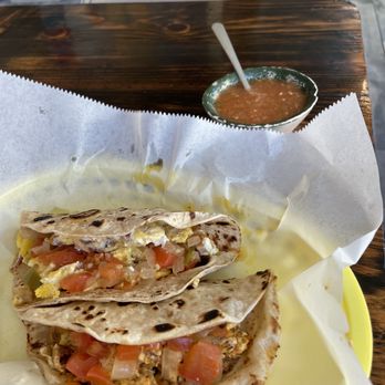 Manna - More breakfast tacos.... The salsa will change your life! - Tacos Near Me - Carrizo Springs, Texas Manna - More breakfast tacos.... The salsa will change your life! - Tacos Near Me - Carrizo Springs, Texas