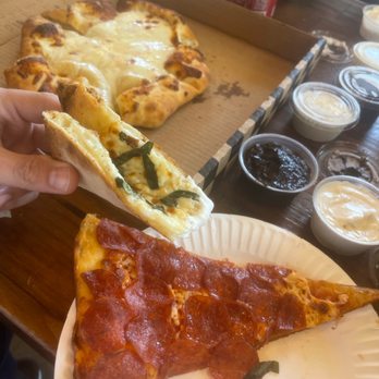 Burattino Brick Oven Pizza - Lava pie, Bianca, Pepperoni Pizza - Pizza Near Me - Carson, California